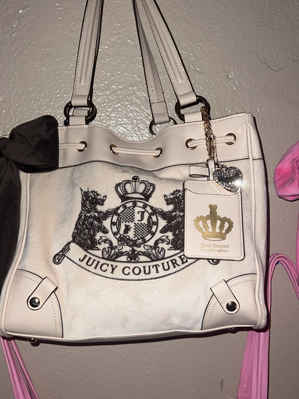 Juicy Couture tan on brown Scottie dog daydreamer